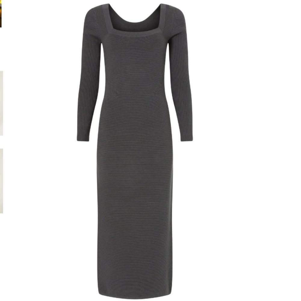 Toccin X Rtr Grey Sweater Dress Size Xs - image 4